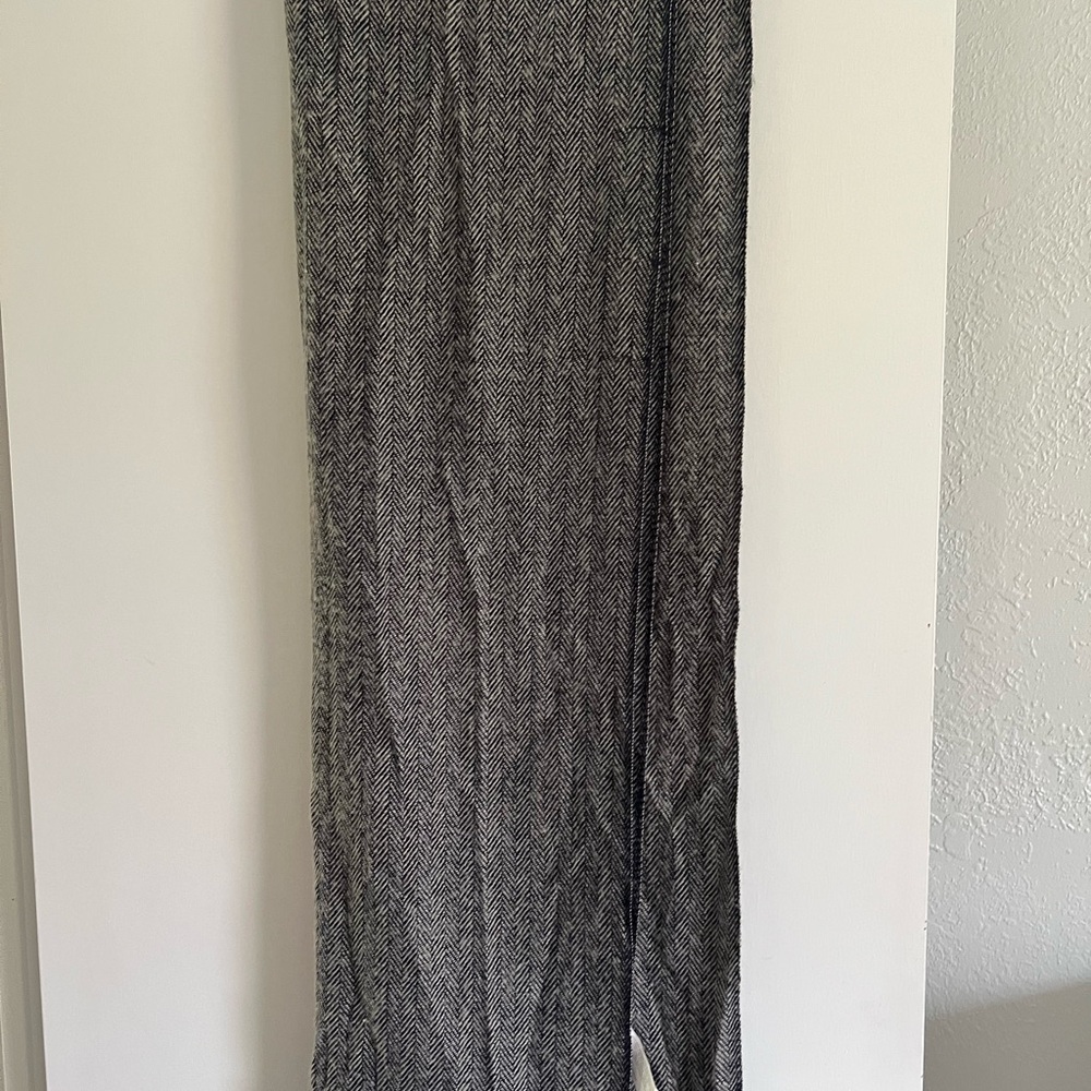 Gray Herringbone scarf